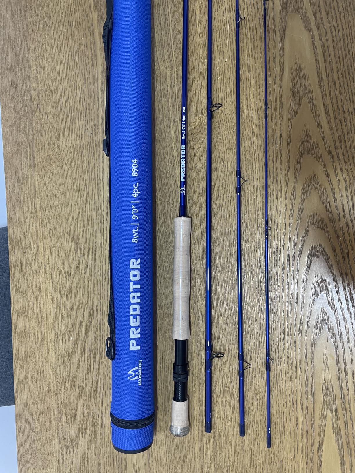 M MAXIMUMCATCH Maxcatch Predator Big Game and Saltwater Fly Fishing Rod: 7'11''/9'/9'2''/10', 4-Piece, 8/9/10/11/12 Weight customer photo 2