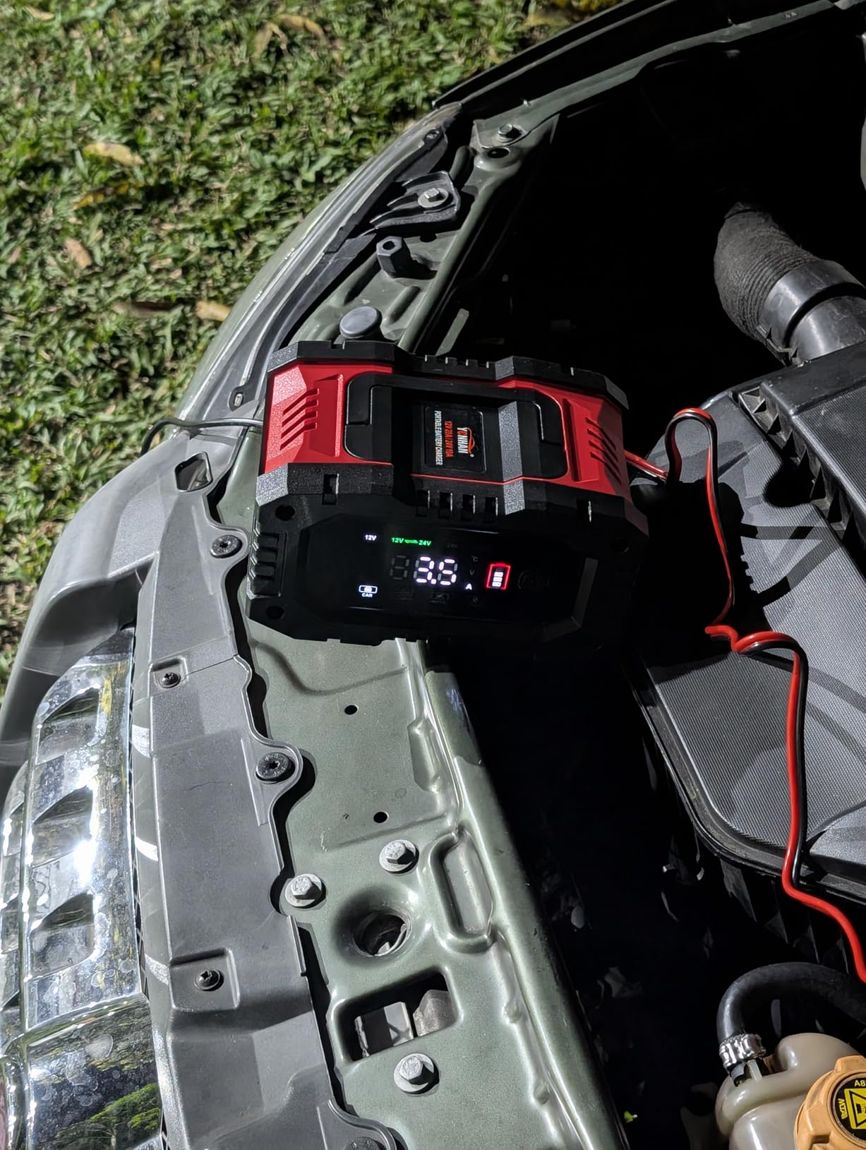 YONHAN Battery Charger 20A 12V/24V LiFePO4 Lead Acid Fully Automatic Battery Maintainer, Car Battery Trickle Charger Automotive w/Repair, Winter Mode, for AGM, STD, Gel, Deep Cycle Batteries customer photo 2