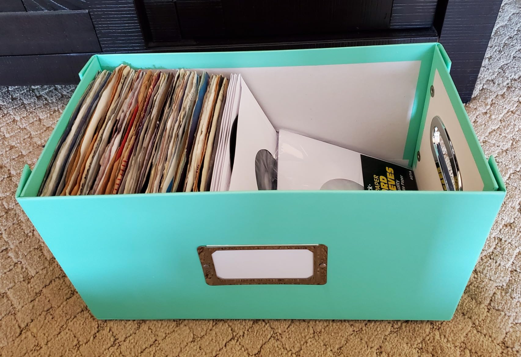 Snap-N-Store Vinyl Record Storage Box - 12