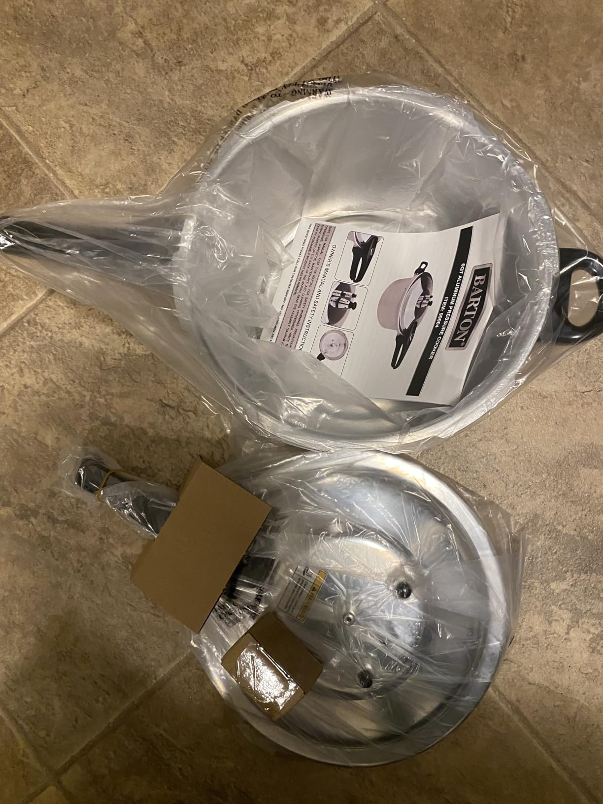 Barton 22-Quart Pressure Canner with Pressure Gauge, Induction Compatible, Aluminum Canning Pot for Meat, Poultry & Vegetables customer photo 1