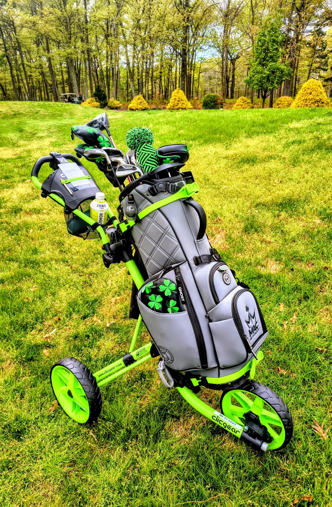 Clicgear Model 4.0 Golf Push Cart - 3-Wheel Foldable Walking Golf Cart customer photo 1
