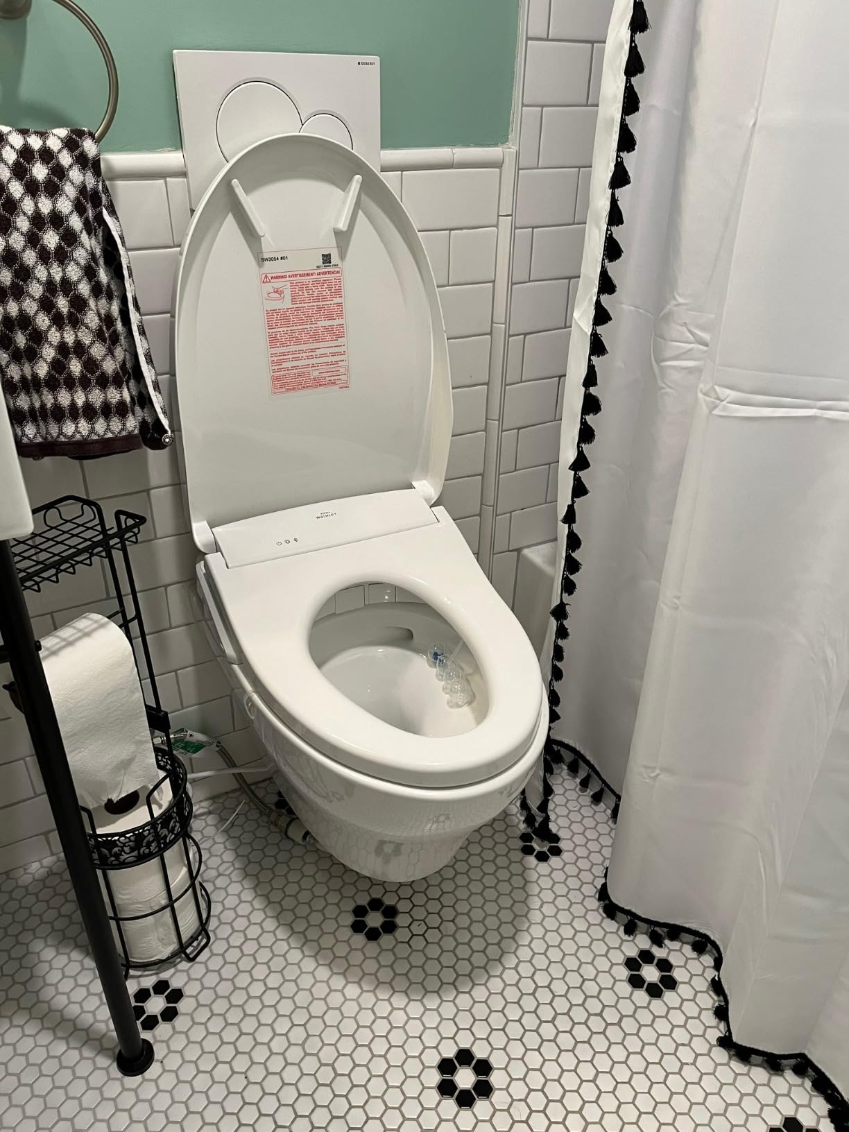 Toto TCT428CFG01 EP Wall Mounted Elongated Chair Height Toilet Bowl Only with Skirted Design and CeFiONtect - Less Seat customer photo 1