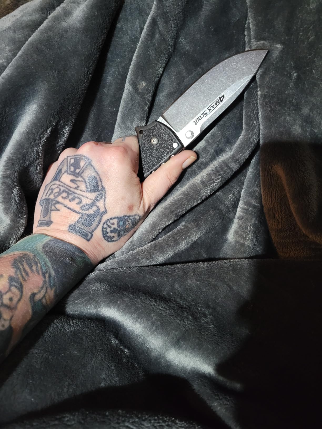 Cold Steel 4-Max Scout Folding Knife with Tri-Ad Lock and G-10 Handle customer photo 2