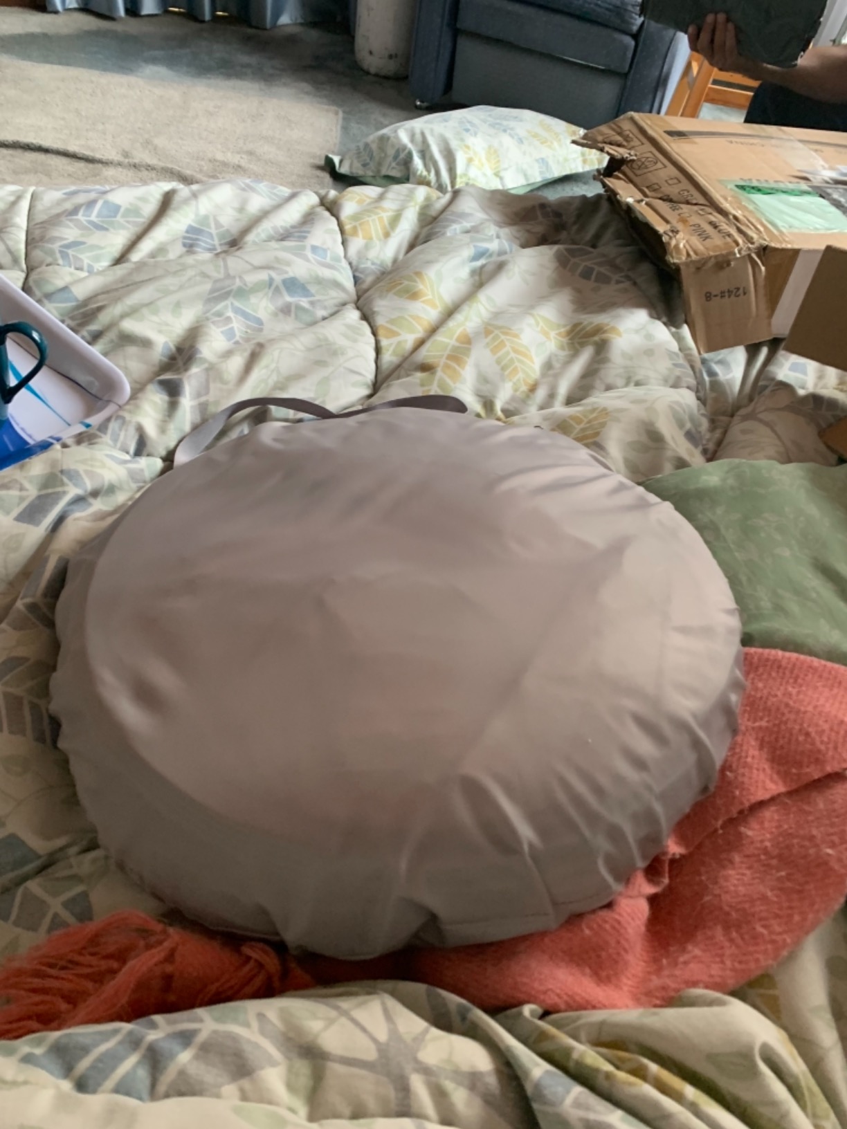 Smartmak Portable Sauna Tent, Foldable One Person Full Body Spa for Detox Therapy Without Steamer - Grey customer photo 2