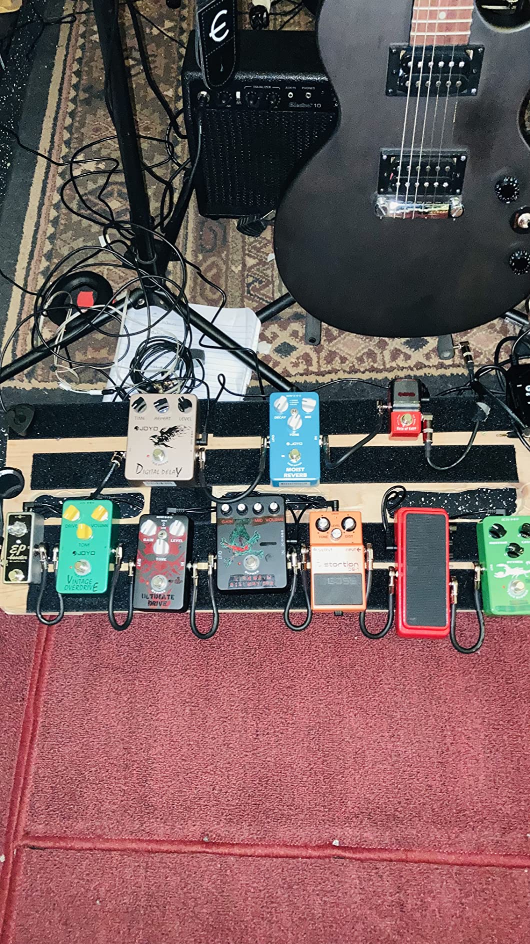 JOYO Vintage Overdrive Pedal Classic Tone for Electric Guitar Effect - True Bypass (JF-01) customer photo 2