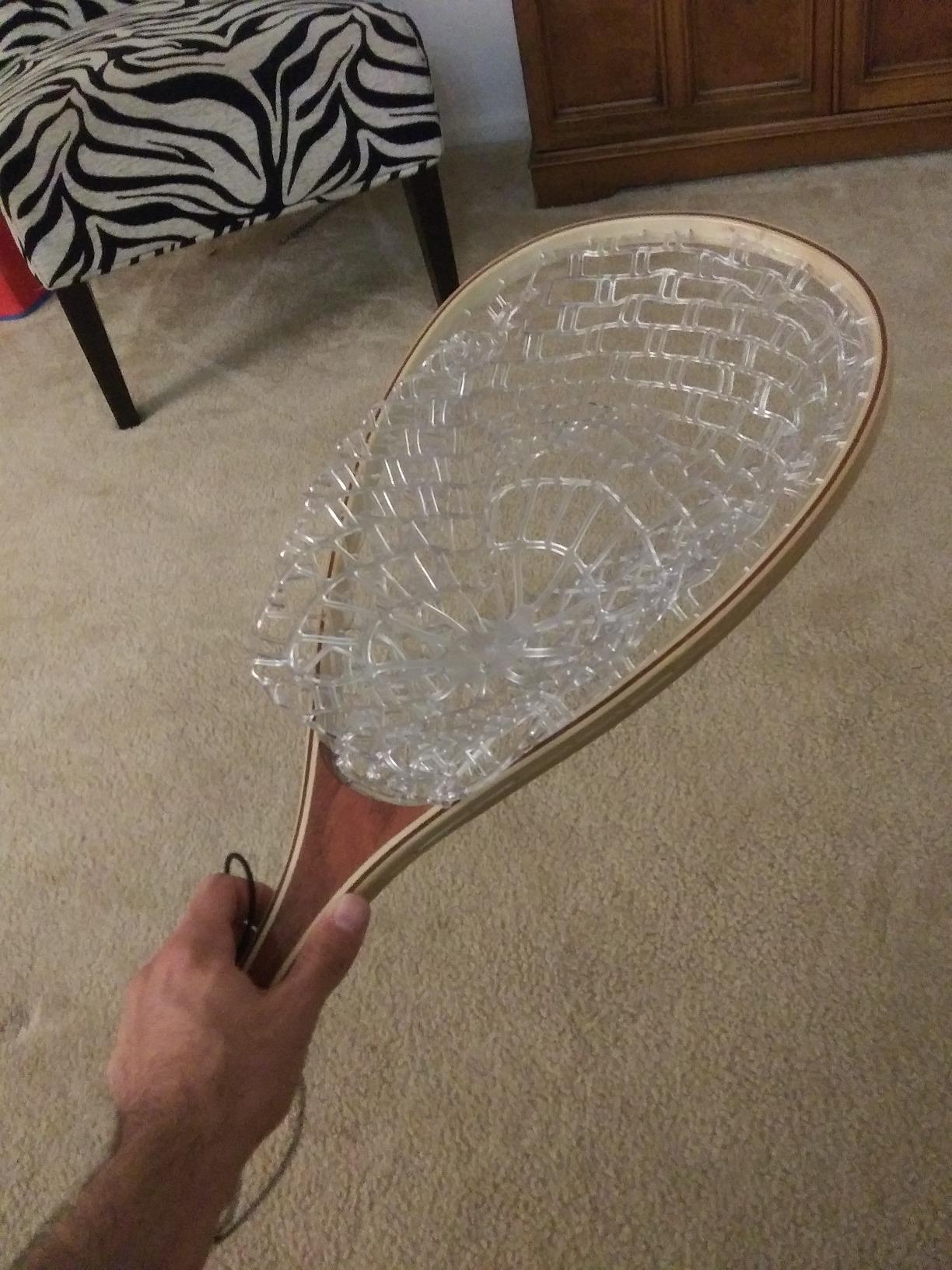 PLUSINNO Fly Fishing Net, Wooden Frame Fishing Landing Net with Magnetic Release, Soft Rubber Mesh Net for Trout Bass Catch and Release customer photo 2