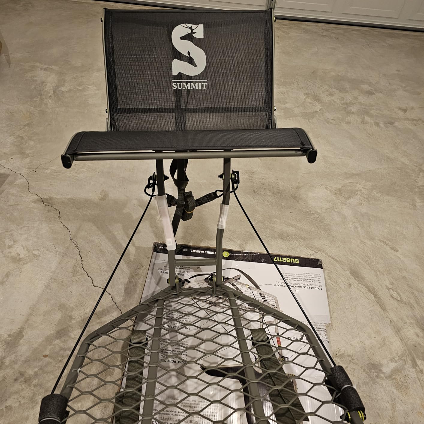 Summit Treestands Ledge XT Hang-on Tree Stand | Lightweight | Folding Comfort-Mesh Seat customer photo 2