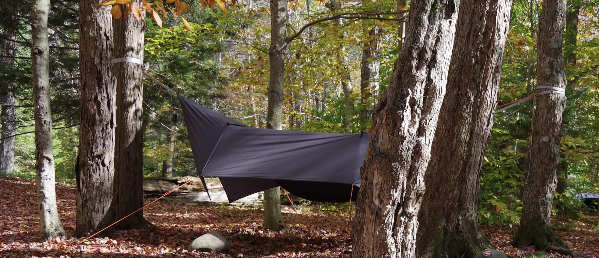 onewind 12x10 ft Hammock Tarp, Ultralight Tarp Silnylon Hammock Rain Fly Lightweight Waterproof Camping Tent Tarp with Doors, Easy to Setup with Stuff Sack, Tent Stakes, OD Green customer photo 2