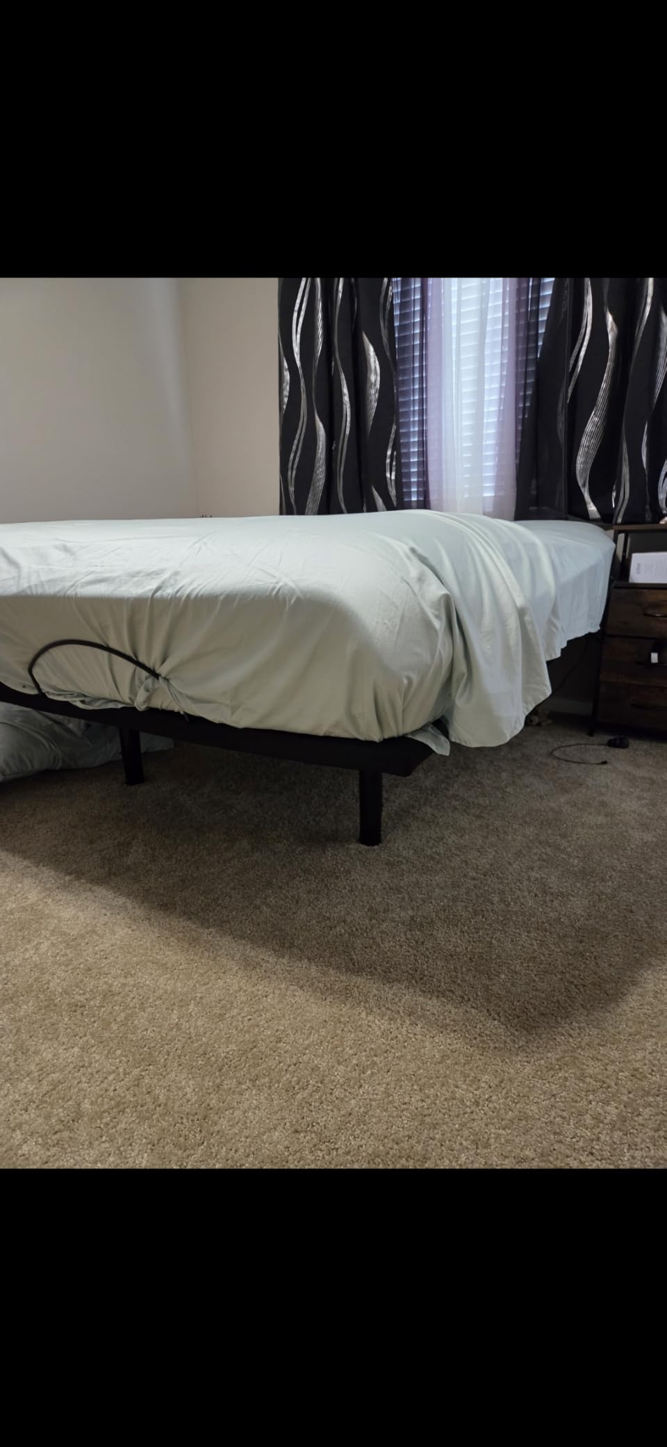 LUCID 3 Inch Gel Memory Foam Mattress Topper, Queen Size - 5 Zones - Cooling Gel Infusion - CertiPur Certified Foam customer photo 2