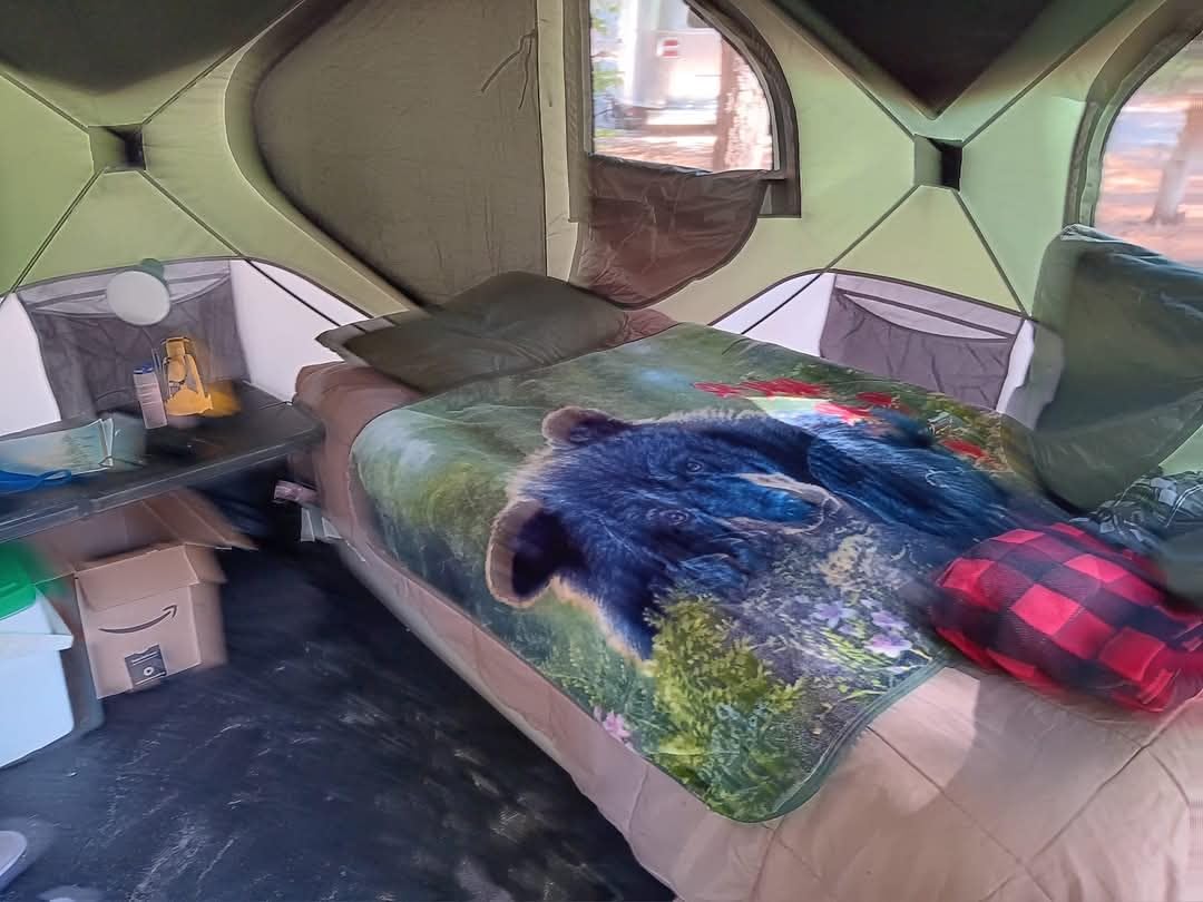 Gazelle T4 Hub Tent, Easy 90 Second Set-Up, Waterproof, UV Resistant, Removable Floor, Ample Storage Options, 4-Person, Alpine Green, 94