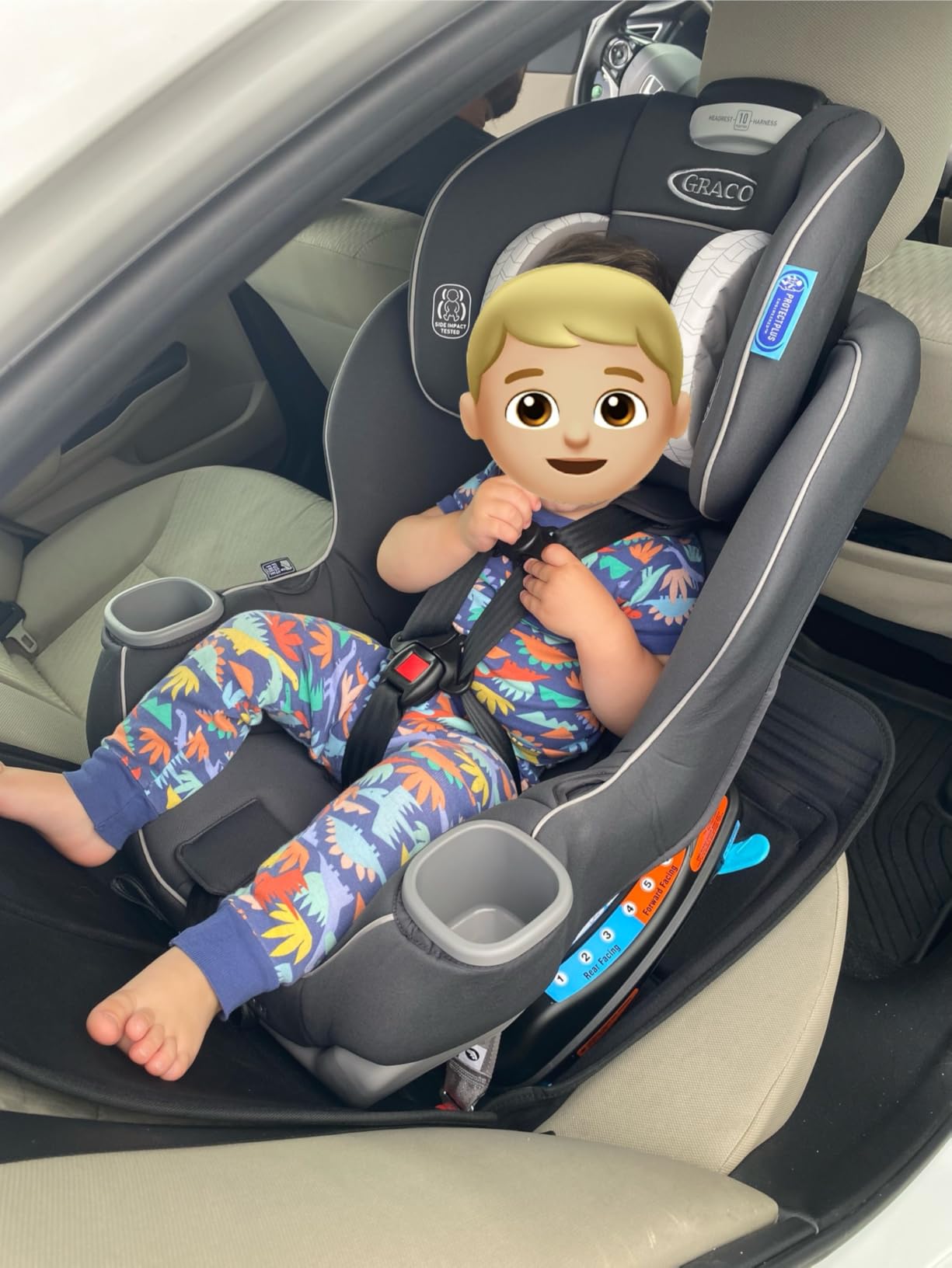Graco Extend2Fit Convertible Car Seat, Rear-Facing and Forward-Facing, Extended Rear-Facing Seat Option, Redmond customer photo 1