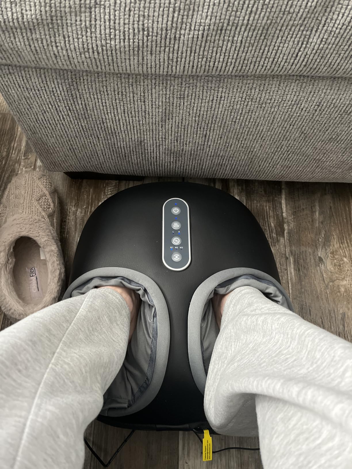 Medcursor Foot Massager with Heat - Shiatsu Feet Massage Machine Delivers Relief for Tired Muscles & Plantar, Deep Kneading Therapy, Multi-Level Settings for Home, Office Use, Size up to 13