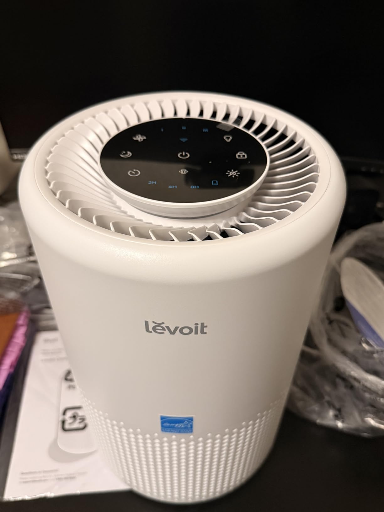 LEVOIT Air Purifier for Home Bedroom, Smart WiFi & Voice Control, AHAM VERIFIDE, 3-in-1 Filter with HEPA Sleep Mode, Core 200S-P customer photo 2