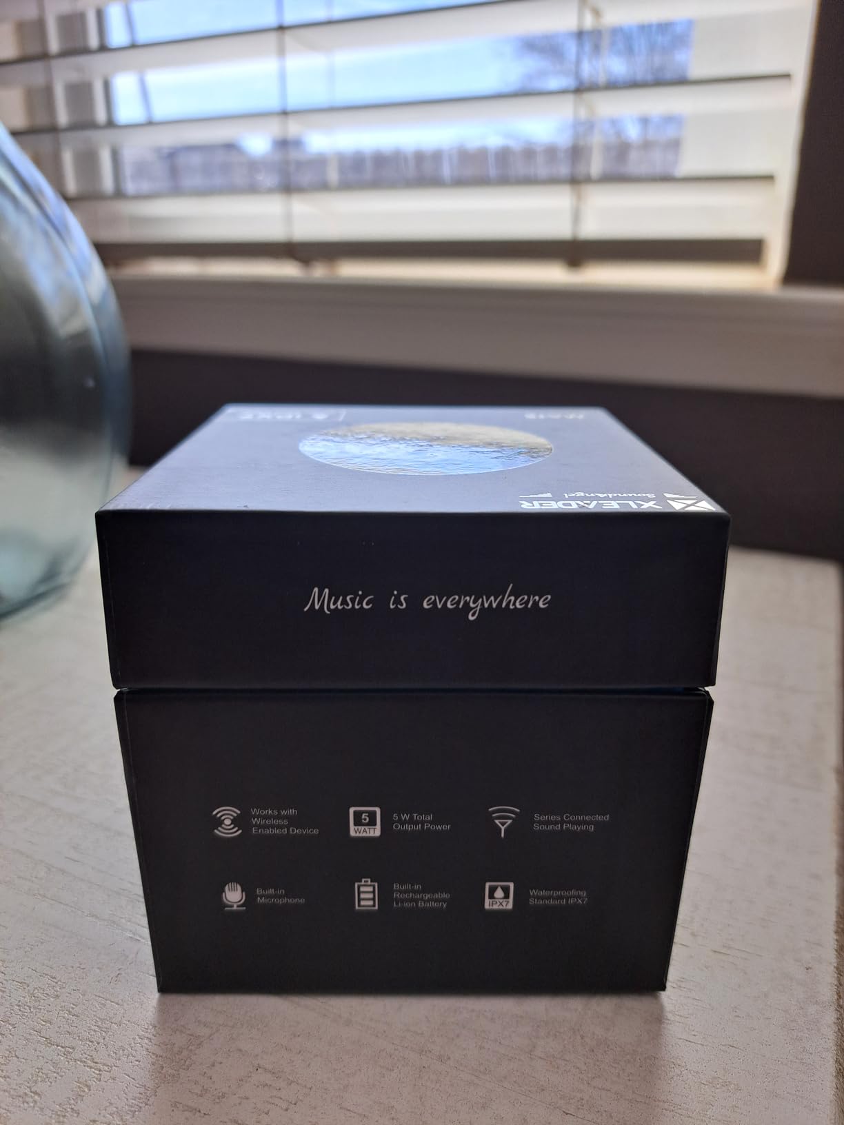 XLEADER Upgraded Pro Shower Speaker, Certified IPX7 Waterproof Bluetooth Speaker, with Suction Cup, Silicone Lanyard, 8W Crystal Sound & Rich Bass, 15H Playtime customer photo 2