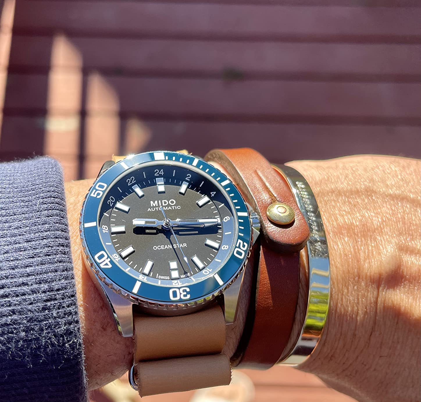 Ocean Star GMT - Swiss Automatic Watch for Men - 44mm Stainless Steel Case with Rotating Bezel customer photo 2