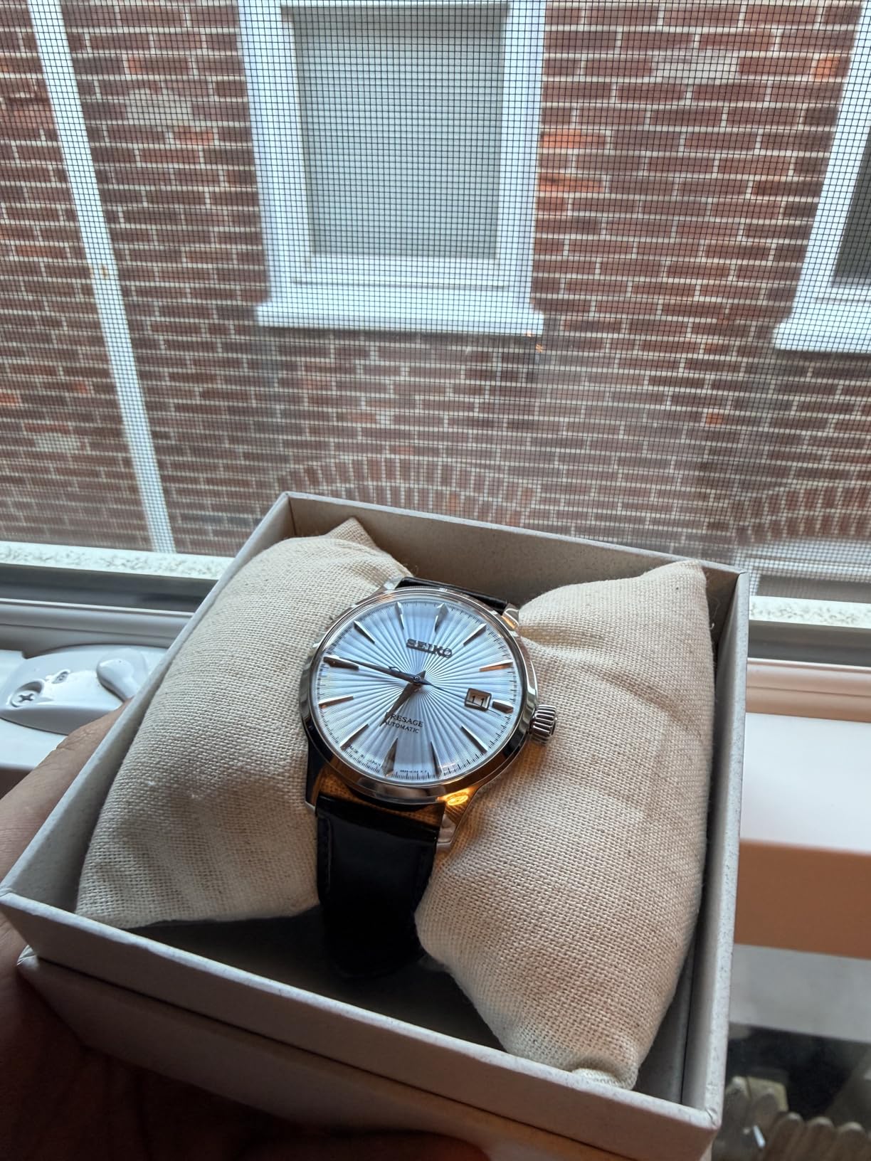 SEIKO Automatic Watch for Men - Presage Cocktail Time - Patterned with Golden Numerals and Date Calendar customer photo 2