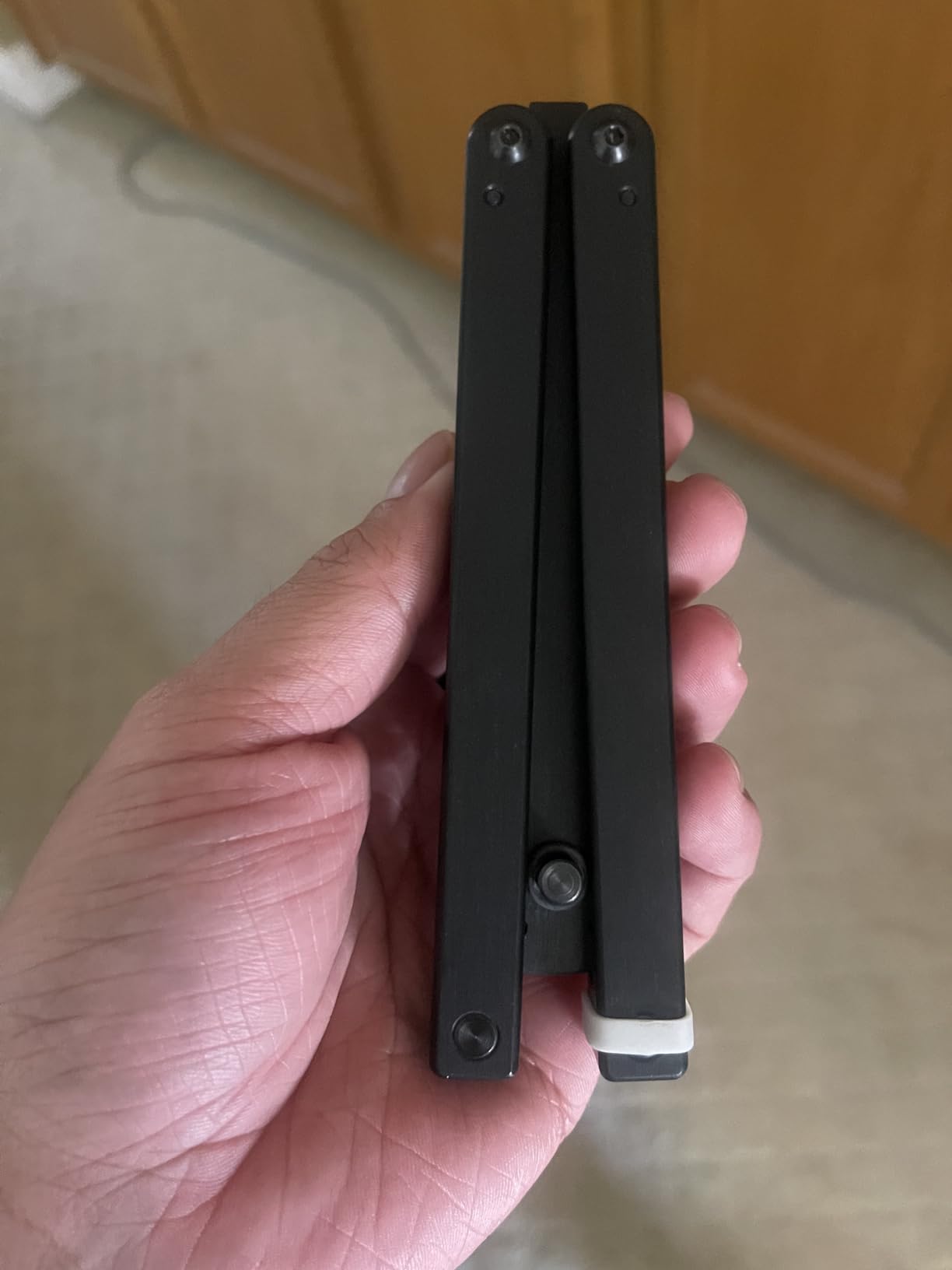 Squid Industries Squiddy-B Plastic Balisong Trainer, Durable Plastic Handle With Exceptional Weight Distribution, Easy Going and Safe Practice for All Beginners customer photo 2