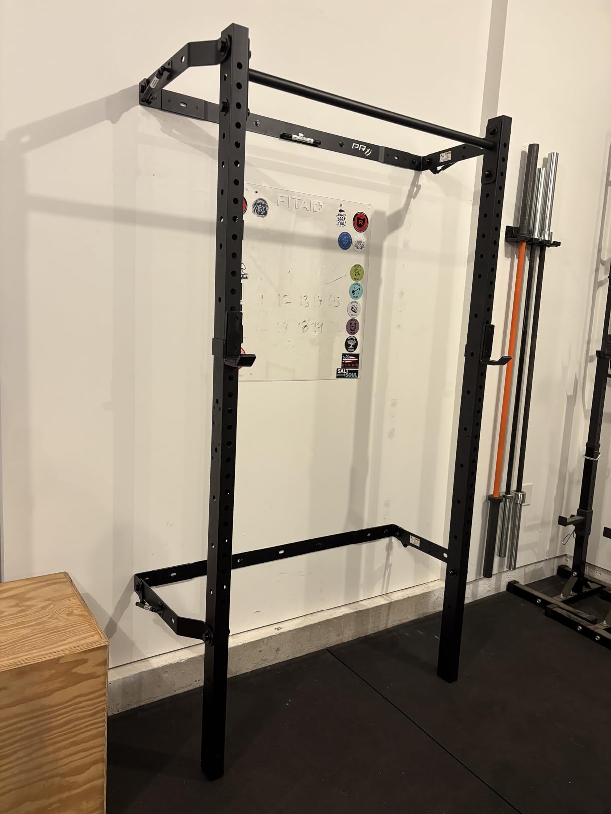 PRx Performance Murphy Foldable Squat Rack with Space-Saving Pull-Up Bar customer photo 1