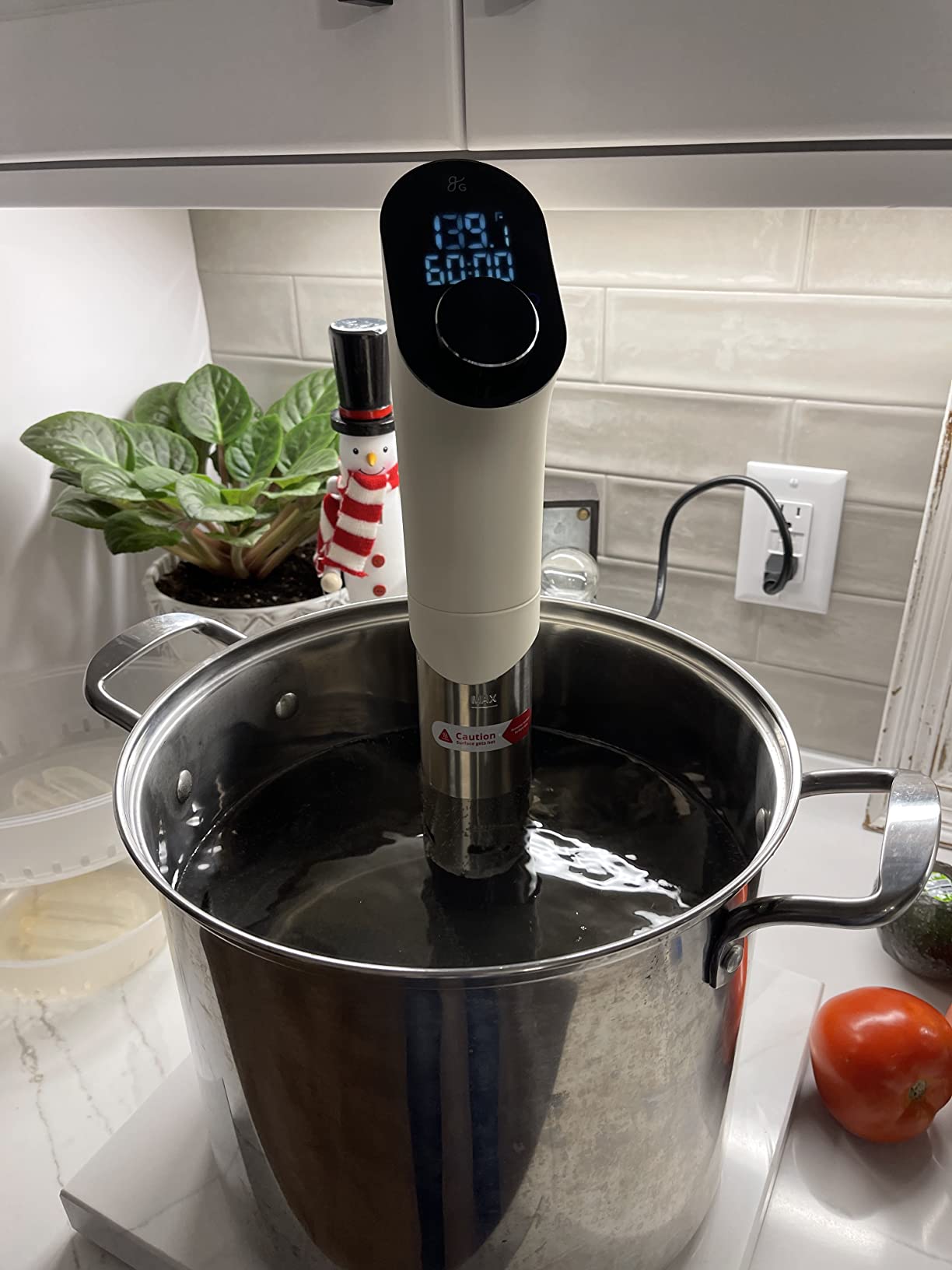 Greater Goods Kitchen Sous Vide Machine - Precision Cooker, Brushless Motor, 1100 Watts (Onyx Black) customer photo 2
