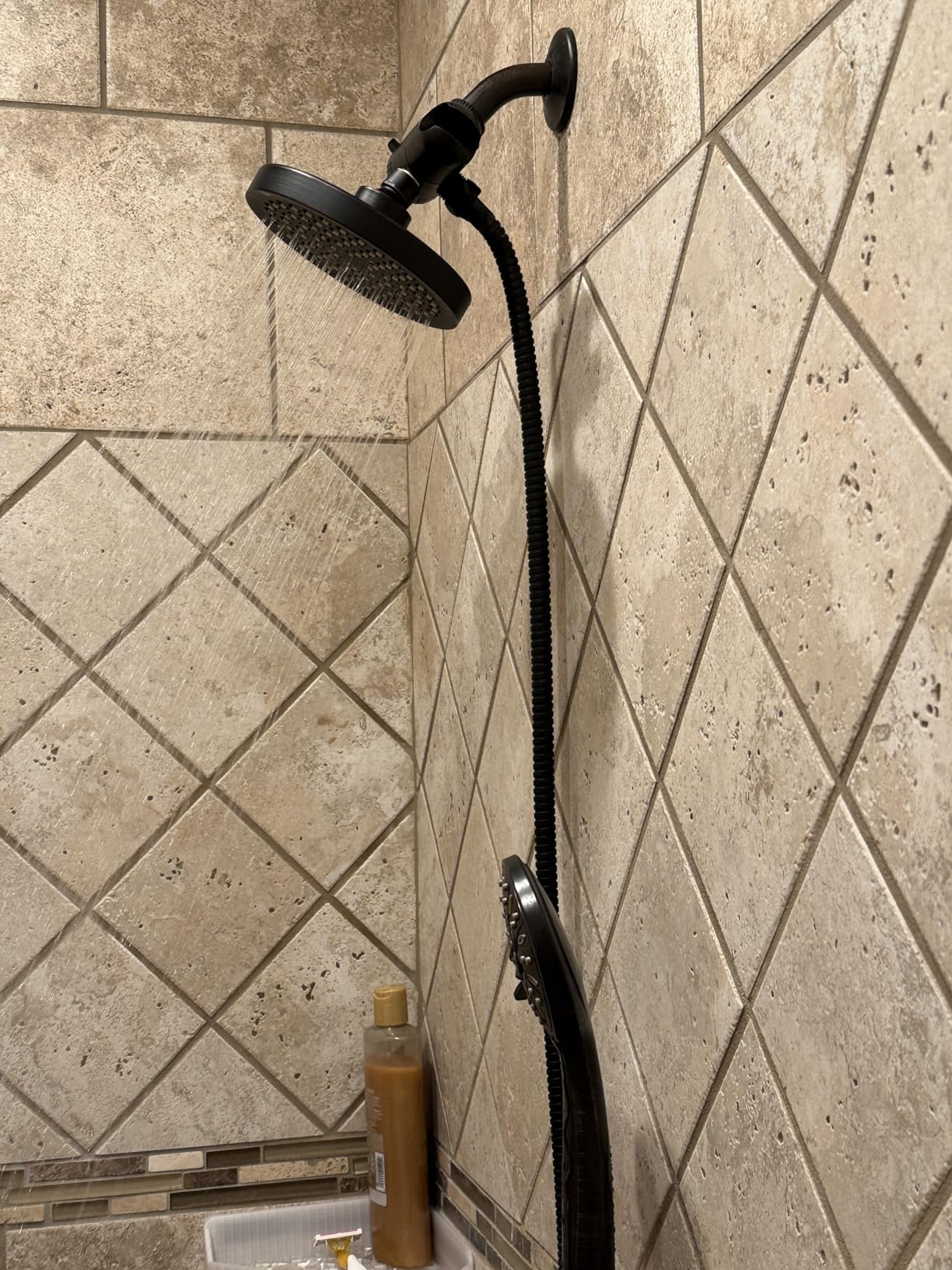 GURIN Shower Head - Powerful High Pressure Rain Shower Head 6 Inch - Luxury Rainfall Showerhead with Adjustable Angles, 90 Anti-Clog Nozzles, Tool-Free 1-Min Install, Premium Polished Chrome Finish customer photo 2
