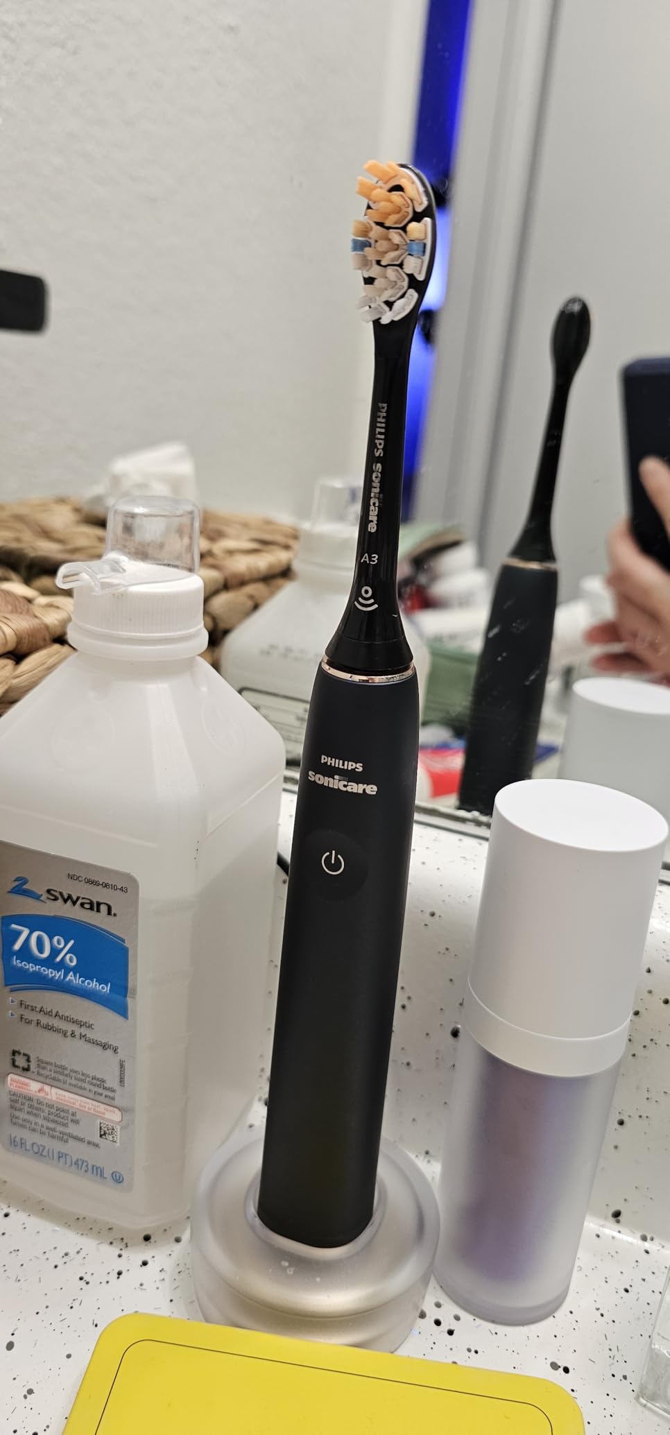 Philips Sonicare DiamondClean 9900 Prestige Electric Toothbrush - with SenseIQ Technology and Advanced AI App, 5 Brushing Modes, 3 Intensity Levels, Charging Travel Case, Midnight Blue customer photo 1