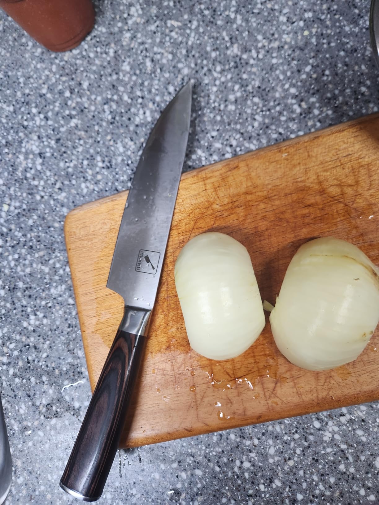 imarku Paring Knife - 3.5 Inch, Japanese High Carbon Stainless Steel, Ergonomic Pakkawood Handle customer photo 1
