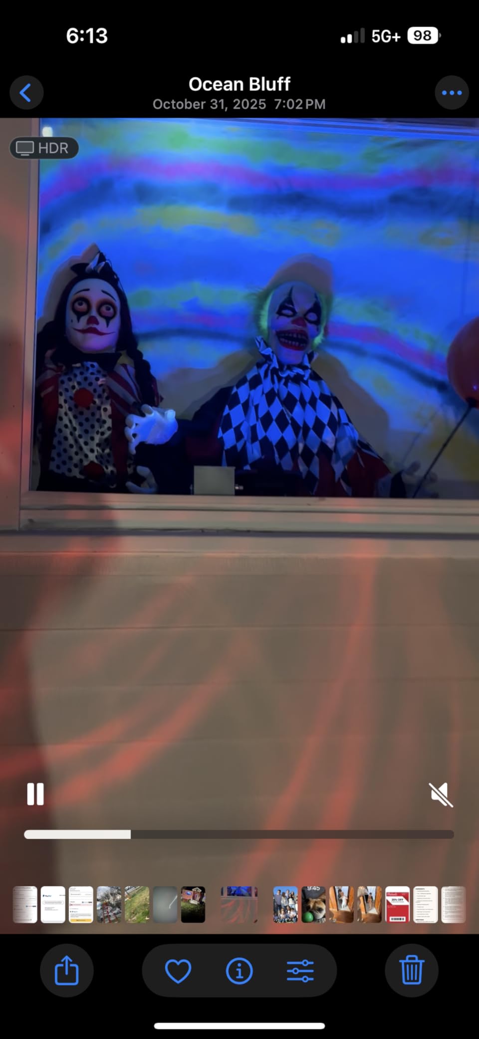 Haunted Hill Farm Life-Size 5.1-Ft Talking Clown Halloween Animatronic with Touch Activated Lights and Sound, Indoor or Covered Outdoor Scary Halloween Decorations, Battery Operated Fright Props customer photo 1