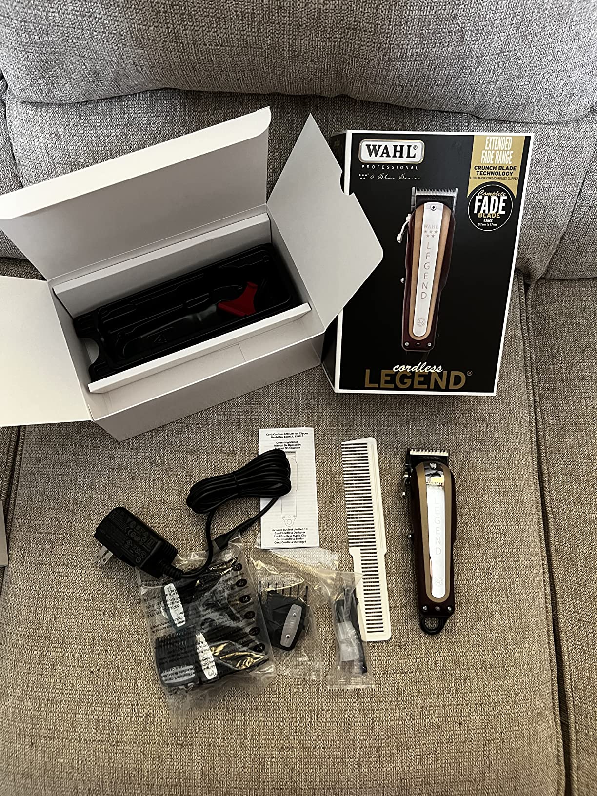 Wahl Professional 5 Star Series Cordless Legend Clipper, High-Performance Hair Cutting Tool with 100-Minute Run Time, Lithium Ion customer photo 1