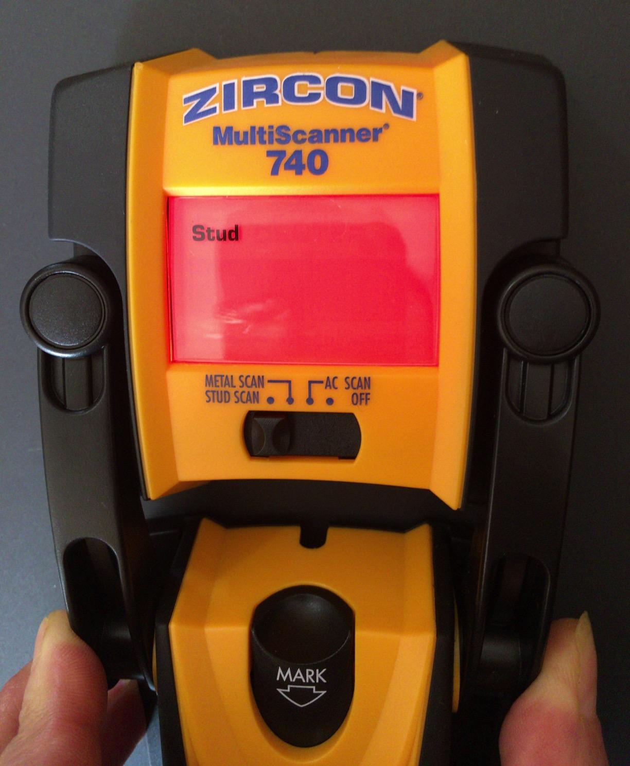 Zircon x85 Center Finding Stud Finder with AC Live Wire Detection and Thermal Wall Scanner for Detecting Water-Filled PEX Tubing up to 2 inches Deep customer photo 1