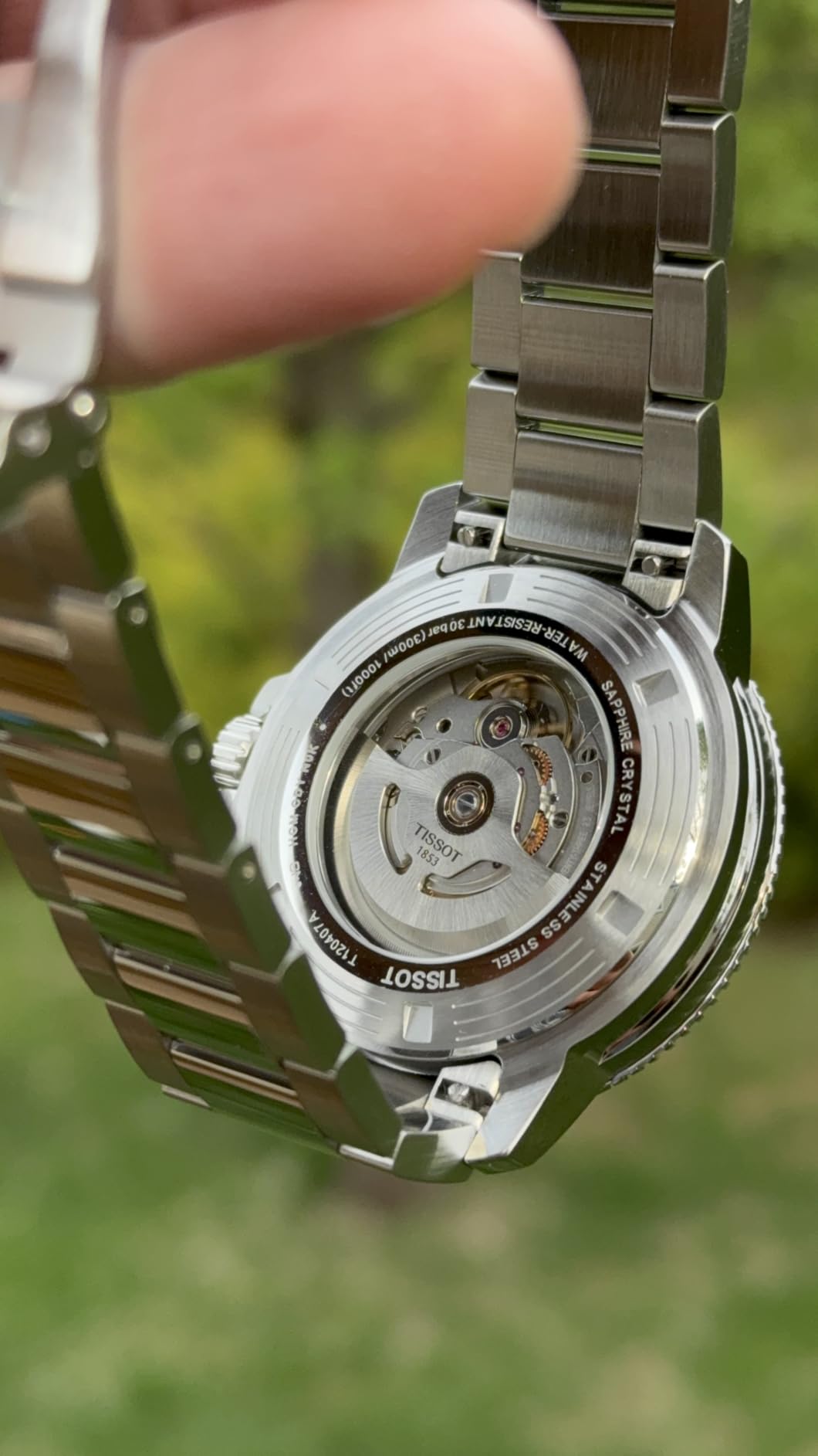 Tissot Seastar 1000 Powermatic 80, 316L Stainless Steel Case Swiss Automatic Watch, Grey, T1204071108101 customer photo 2