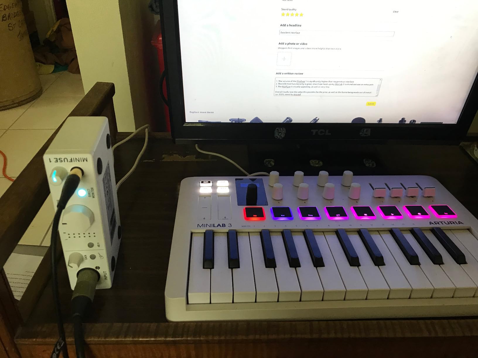 Arturia MiniFuse 1 - Compact USB Audio Interface for Recording, Production, Podcasting customer photo 2