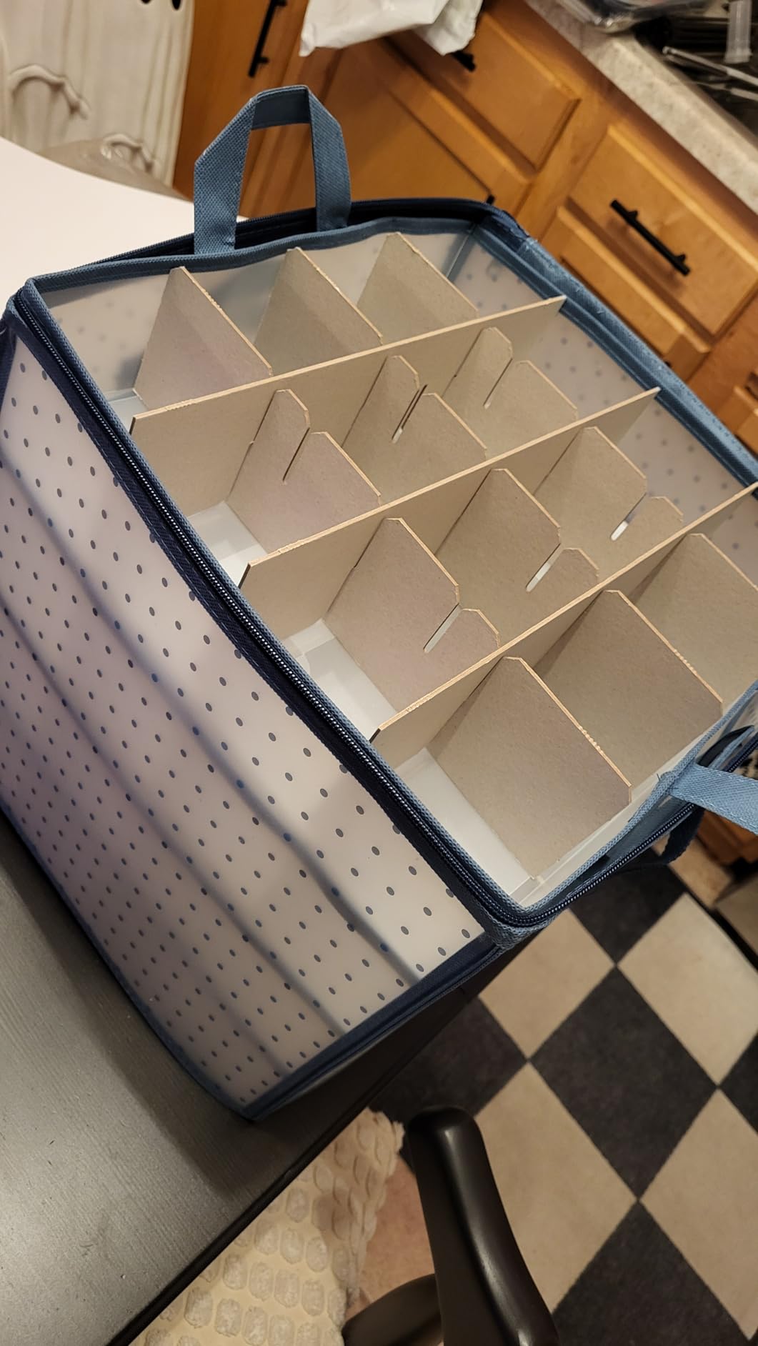 Large Christmas Ornament Storage Box With Adjustable Dividers - Plastic Ornament Storage Container For 128 Holiday Ornaments or Decorations - By Hearth & Harbor customer photo 2