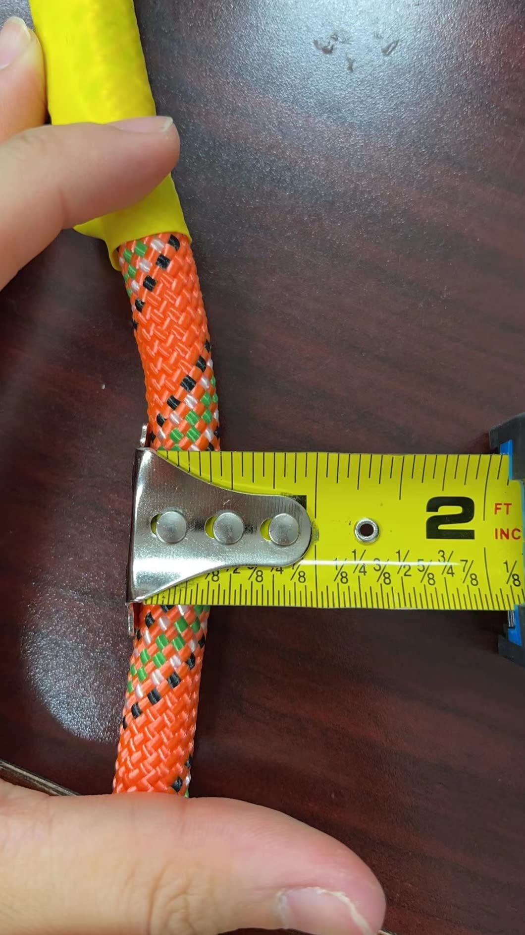 Climbing Rope, Dynamic Rock Climbing Rope, Braided Polyester Arborist Rigging Rope, Escape Equipment in 32ft/64ft/96ft/160ft/230ft/500ft/985ft with Carry Bag customer photo 1