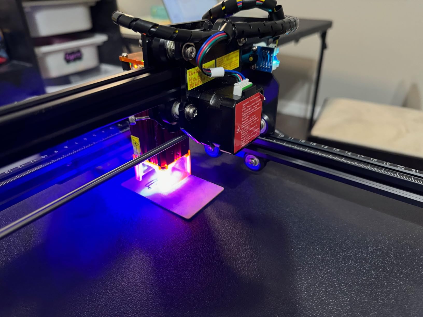 Laser Engraver, Ortur Laser Master S2 LU2-2, 2100mW Laser Cutter and Engraver CNC Machine for DIY, Wood, Leather, etc. (390*410mm) customer photo 2