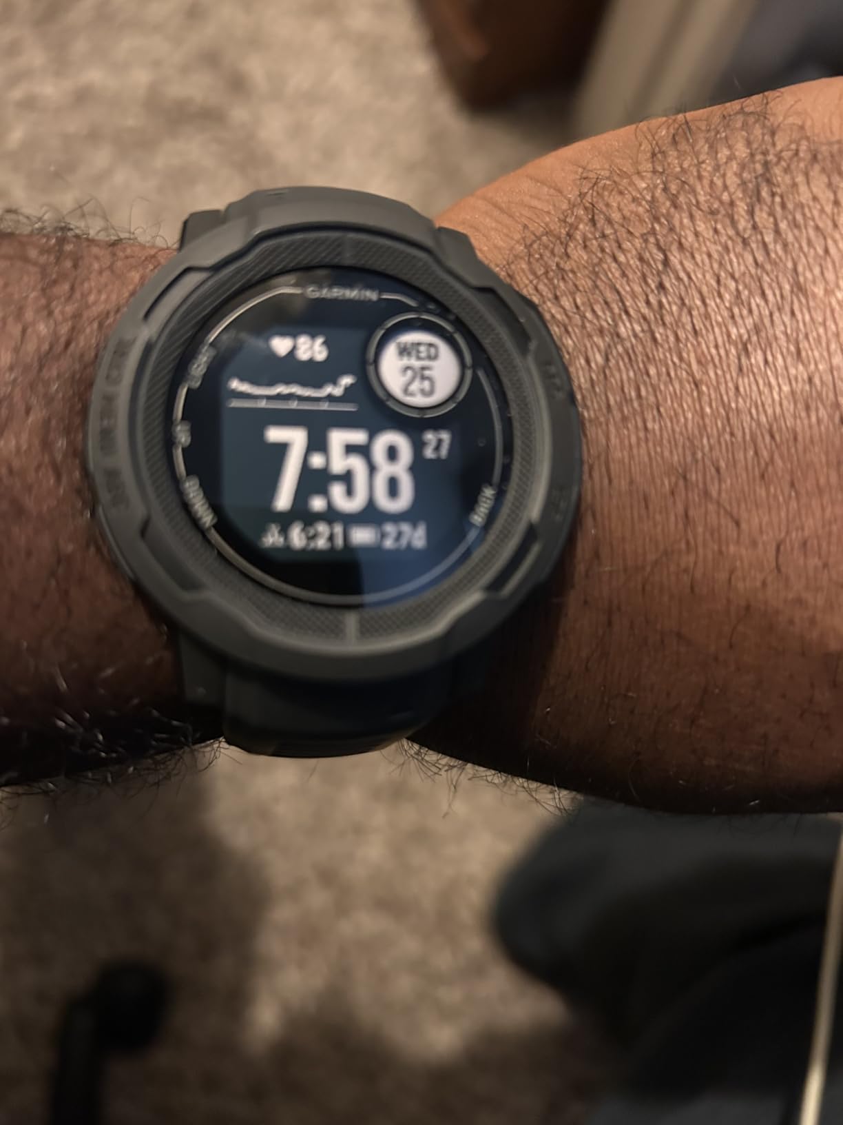 Garmin Instinct 2, Rugged Outdoor Watch with GPS, Built for All Elements, Multi-GNSS Support, Tracback Routing and More, Graphite customer photo 2