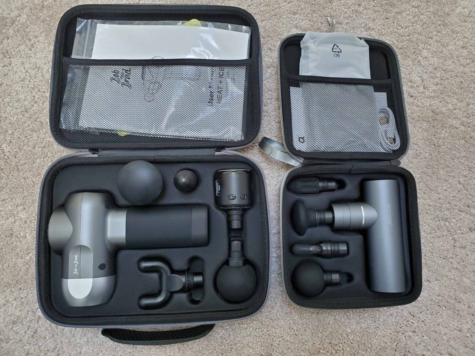 arboleaf Massage Gun Deep Tissue, Balance of Power & Portability Full-Metal Percussion Massager with Silent Brushless Motor - Ultra-Quiet Pocket-Sized for Athletes customer photo 2