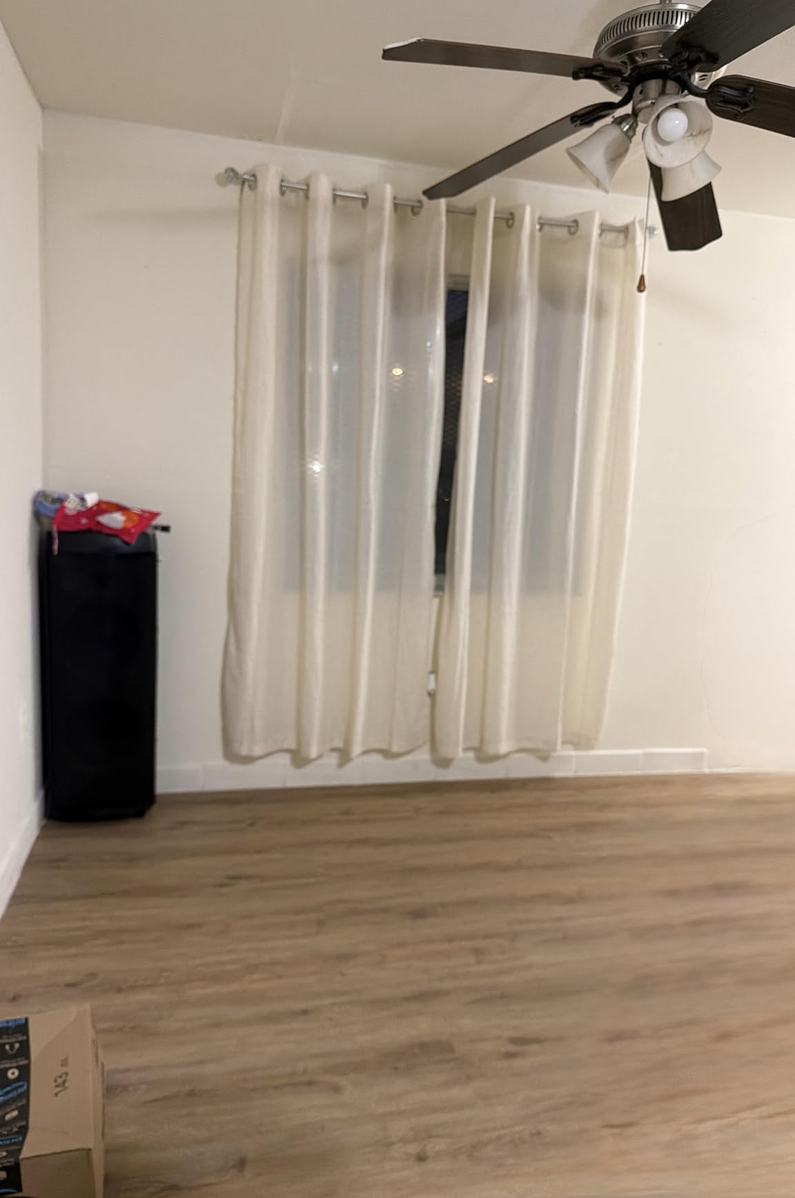 NICETOWN Natural Linen Curtains 84 inch Long 2 Panels Set, Grommet Top Thick Linen Burlap Semi Sheer Vertical Drapes Privacy Assured with Light Filtering for Bedroom/Living Room, W55 x L84 customer photo 1