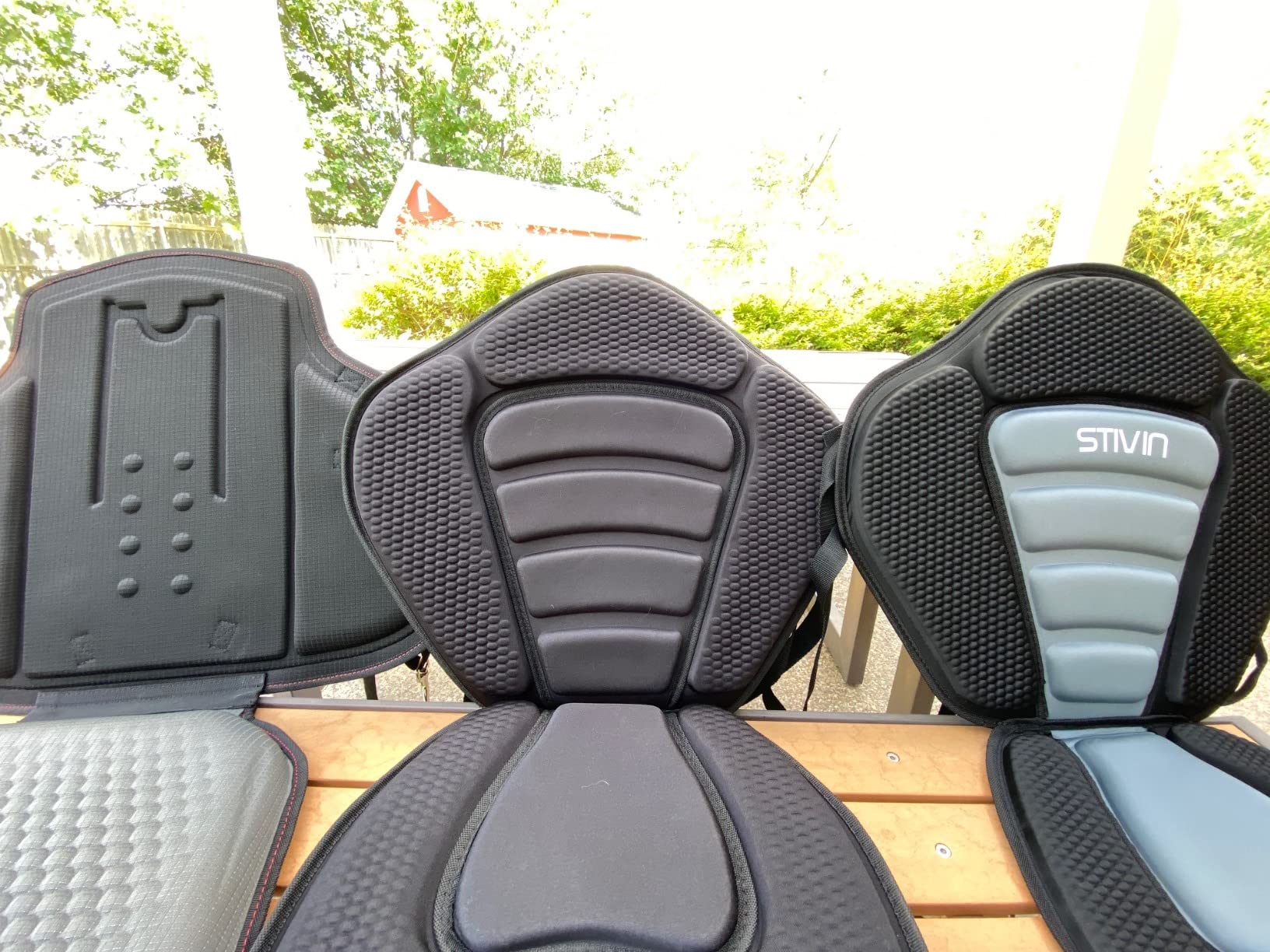 HLOGREE Kayak Seats - Thicken Padded Seat Cushion with Back Support, Canoe & Ocean Sup Compatible customer photo 1