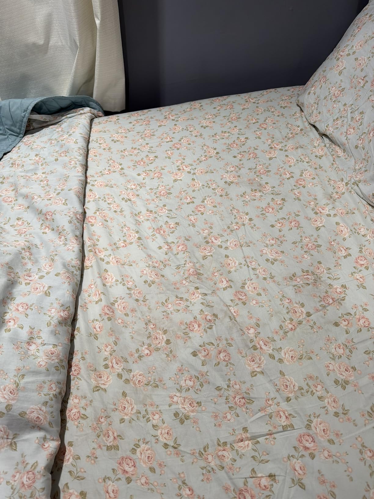 California Design Den Queen Sheet Set - Natural 100% Cotton Sheets Queen Size Bed Set with Deep Pockets, Soft Sateen Weave, Breathable and Durable Bedding (White) customer photo 2