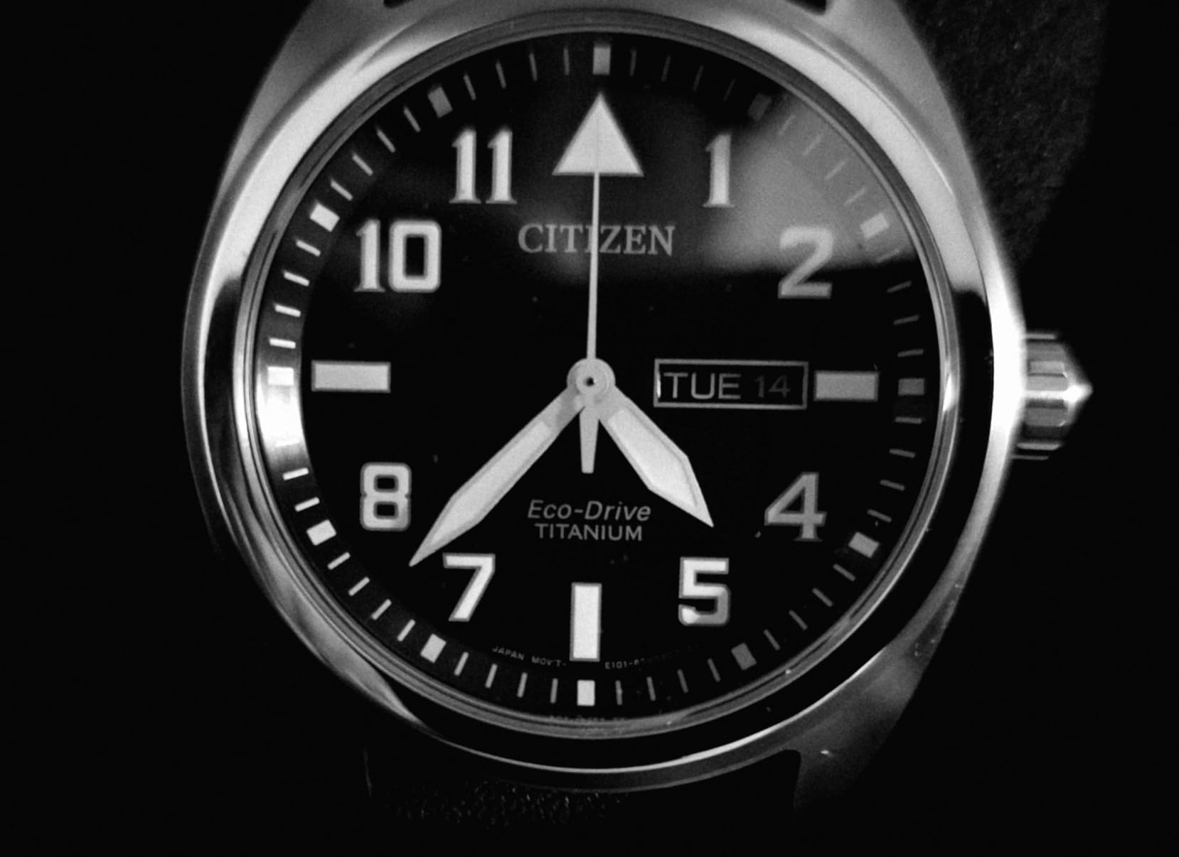 Citizen Men's Eco-Drive Weekender Garrison Field Watch in Super Titanium customer photo 1