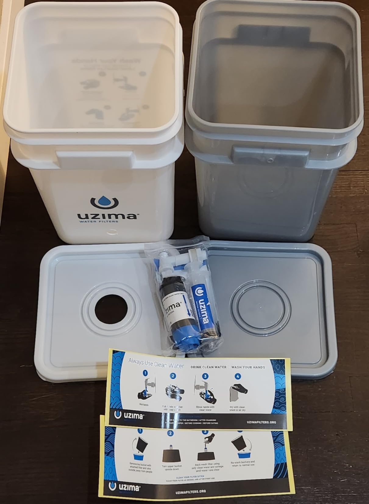 Uzima UZ-2 Camping Water Filter and Drinking Water Filter System, Portable Camping Essentials Purification Gear customer photo 2