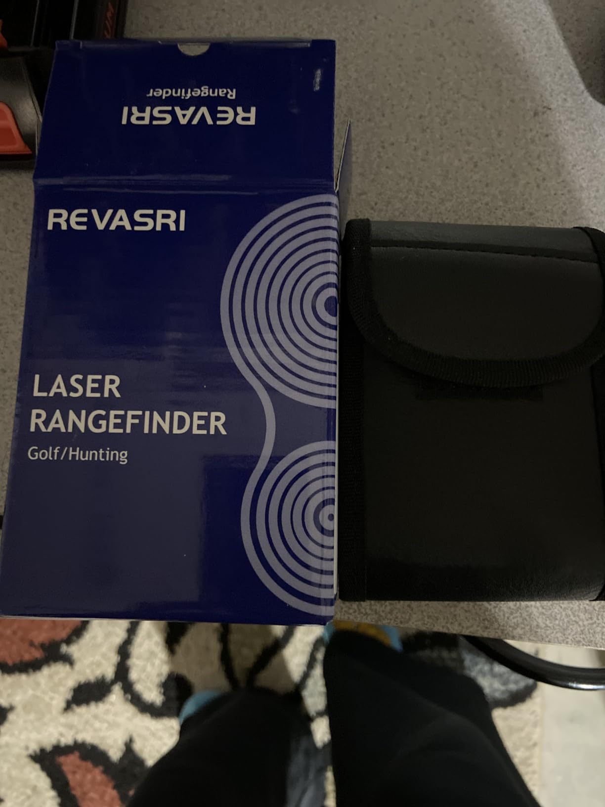 REVASRI Hunting Laser Rangefinder with Rechargeable Battery 1000 Yards Hunting Range Finder with Target Acquisition Technology Easy-to-Use Clear Accurate Rangefinders for Hunters customer photo 1