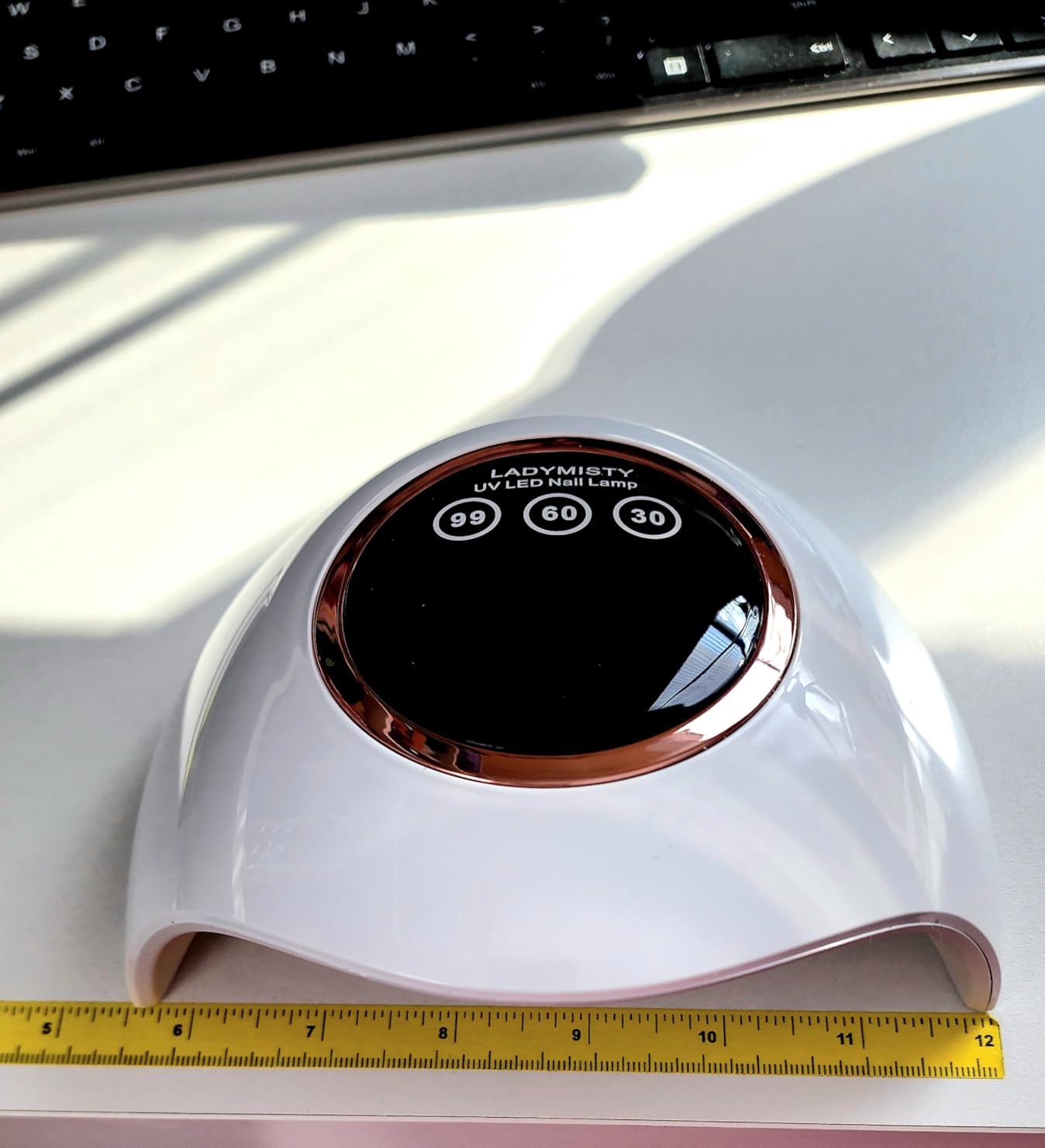 LadyMisty 72W UV LED Nail Lamp, 2026 New Upgrade UV Light for Gel Nails with 18 Beads, 3 Timer Nail Dryer, LCD Display, Auto Sensor, Professional Nail Lamps for Gel Polish customer photo 2