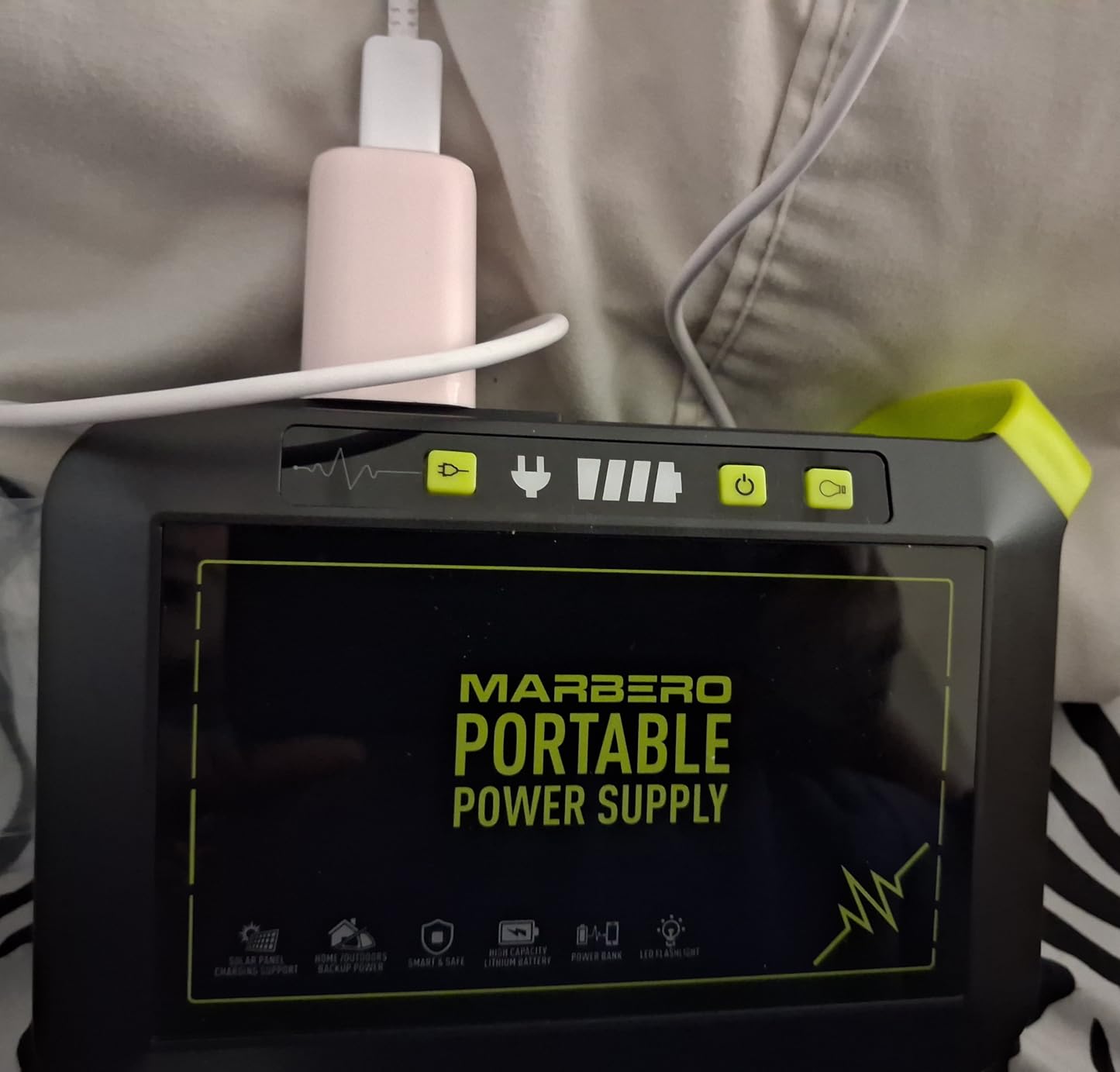 MARBERO 200W Portable Power Station 148Wh Camping Solar Generator customer photo 2