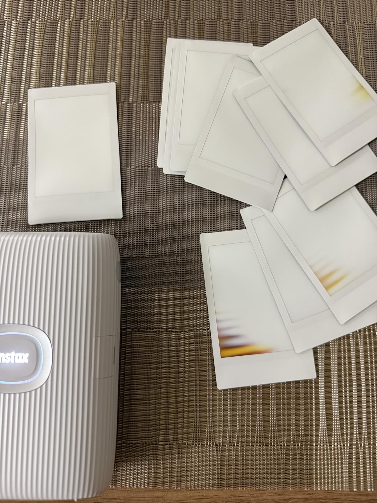 Fujifilm Instax Mini Link 2 Smartphone Photo Printer, Wireless, Portable, and Lightweight Instant Film Printer, Bluetooth, Compatible on iPhone IOS or Android Devices - Clay White (Renewed) customer photo 1