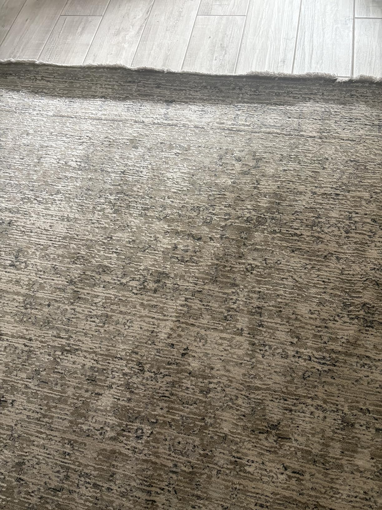 Loloi Amber Lewis Alie Collection ALE-02 Sand/Sky 7'-10'' x 10', .13'' Pile Height, Area Rug customer photo 2