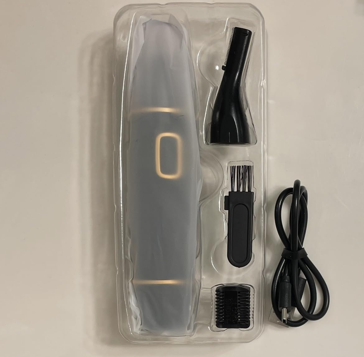 XOOMRSCP Nose Hair Trimmers for Men, Rechargeable Hair Trimmer 2 in 1 Painless Multifunctional Ear and Nose Hair Trimmer with IPX7 Waterproof Dual Edge Blades customer photo 2