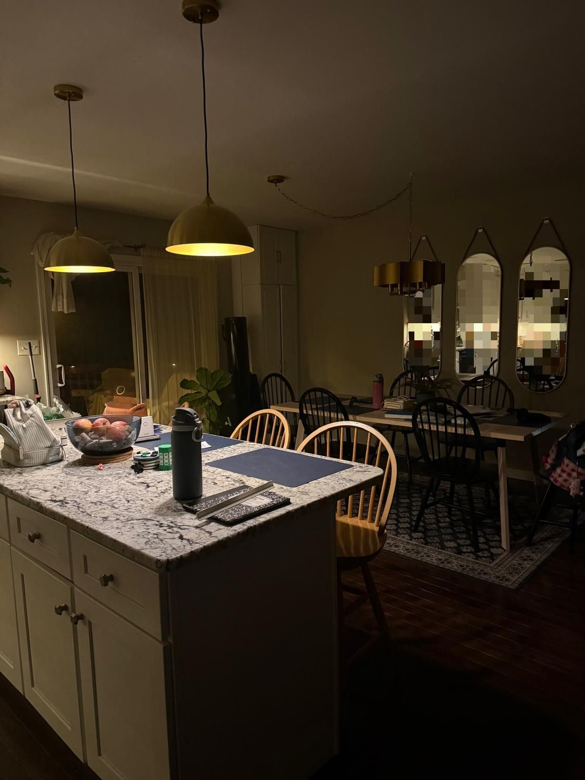 Farmhouse Pendant Lighting for Kitchen Island, Black and Gold Dome Pendant Light Fixtures, Industrial Hanging Ceiling Light for Dining Room Foyer Cafe Kitchen Sink, 2 Pack customer photo 1