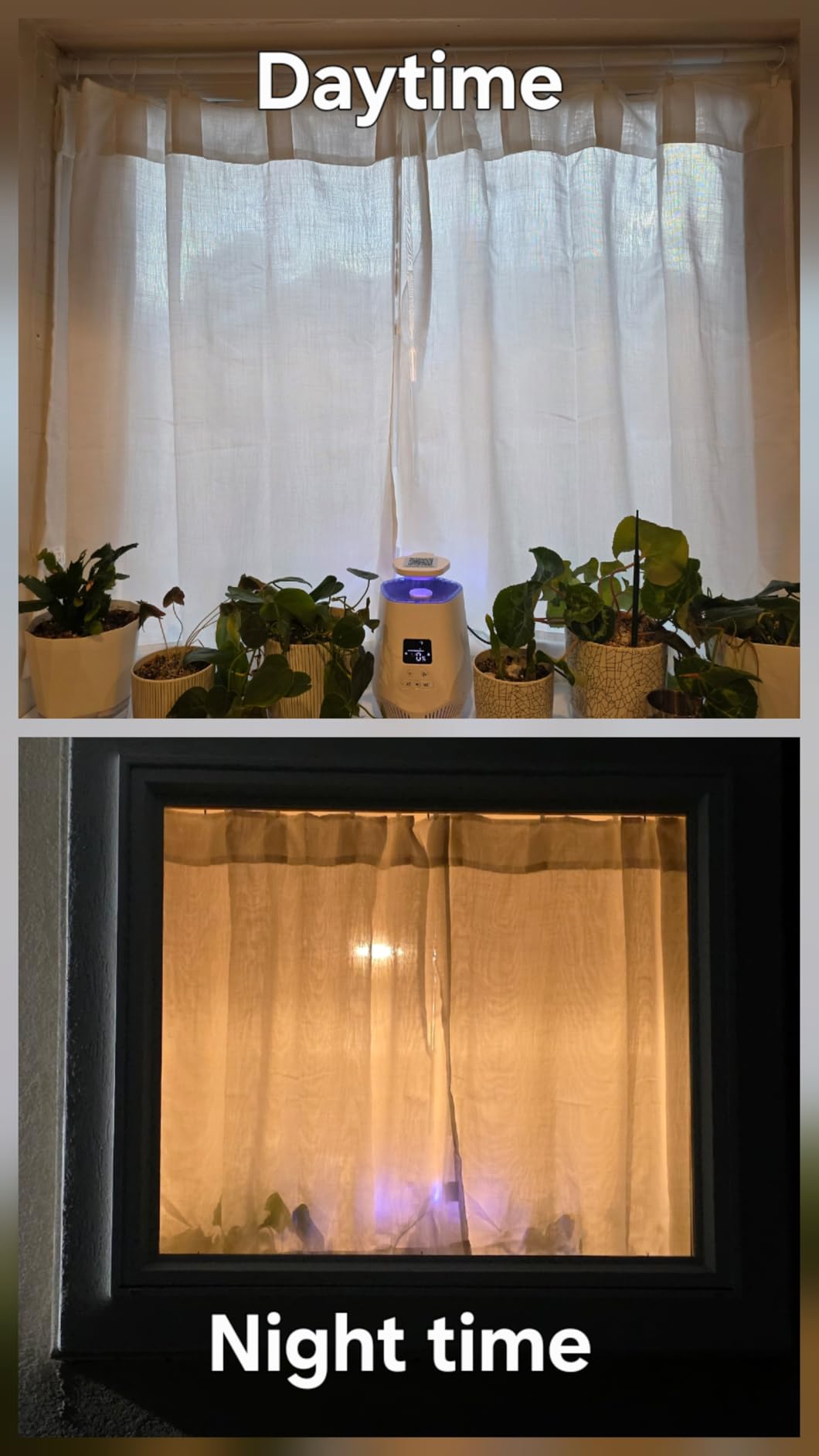 2 Panels Set Cream Linen Curtains 108 inches Long for Living Room Extra Long Back Tab Curtains Neutral Farmhouse Light Filtering Semi Sheer Linen Drapes Ceiling to Floor for Large Window Ivory 9 FT customer photo 1