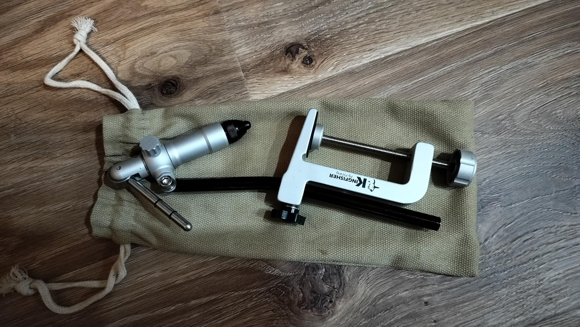 Kingfisher Fly Tying Rock Creek Rotary C-Clamp Vise customer photo 2